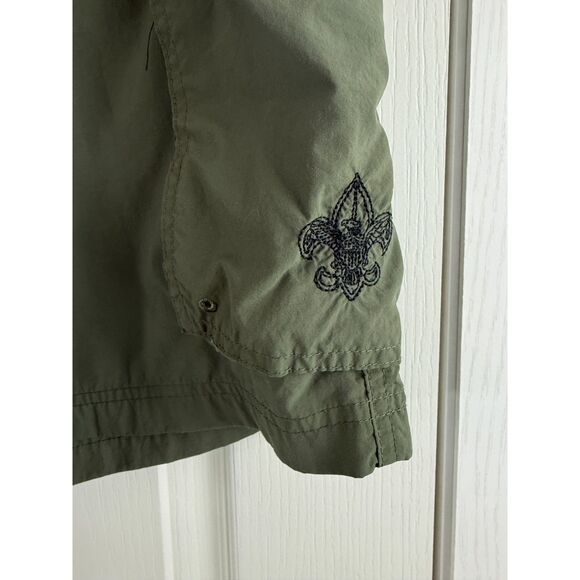 Boy Scouts of America Centenniel Uniform Short Green Cargo Pockets Adult S Small - Picture 3 of 11